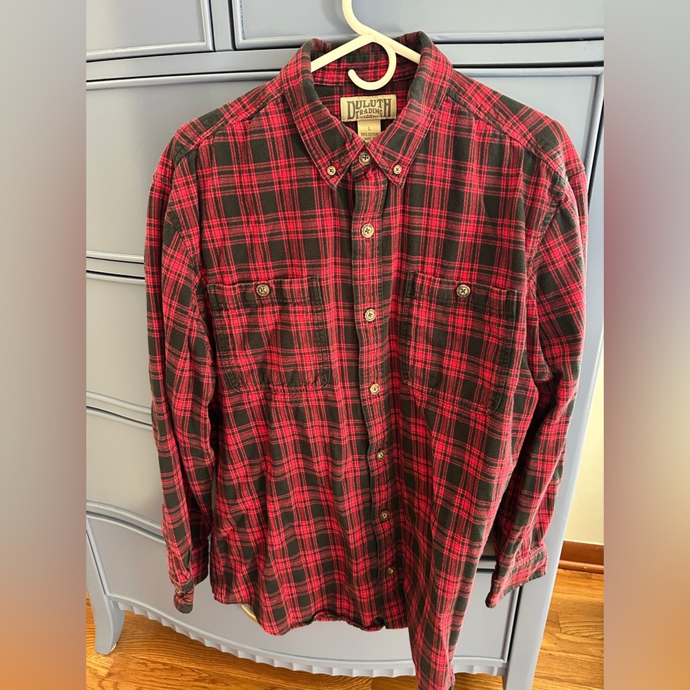 Men’s Flannel Button Down Shirt